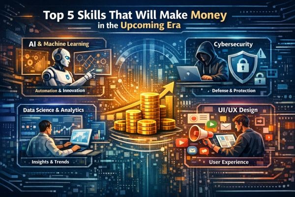 Top 5 Skills That Will Make Money in the Upcoming Era (2026 & Beyond)