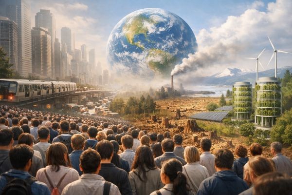 The Population Debate: Can the Earth Sustain Unlimited Growth?